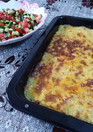 صورة لوصفة بطاطا مهروسة في الفرن