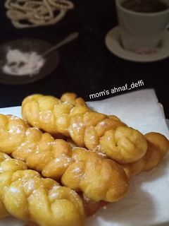 Foto resep Donat kepang autolysis