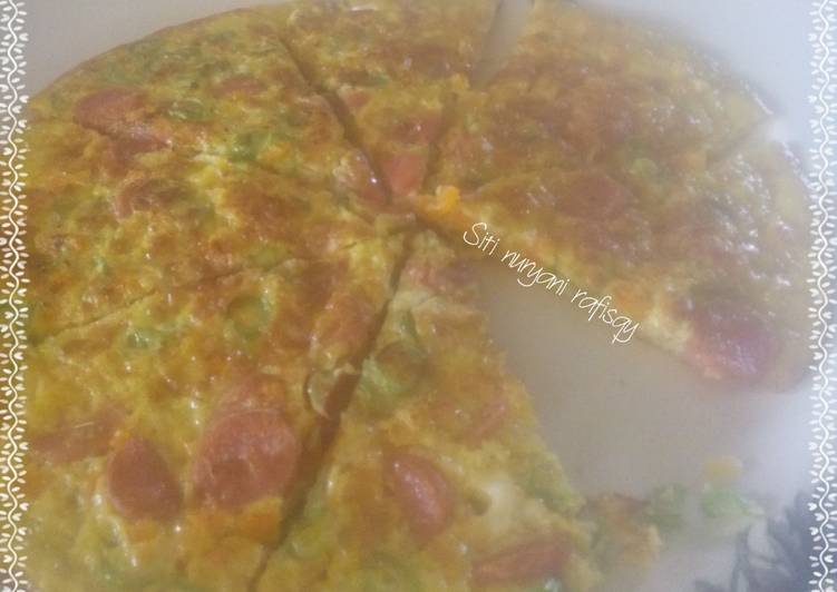 Telur dadar sayur 3in1