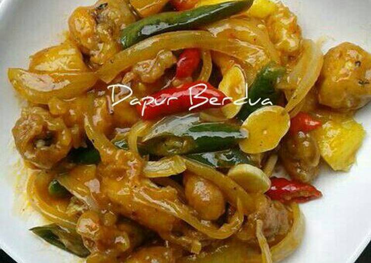 Resep Cumi Krispi Asam Manis Lezat