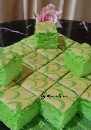 Foto resep Pandan Sponge Cake💚