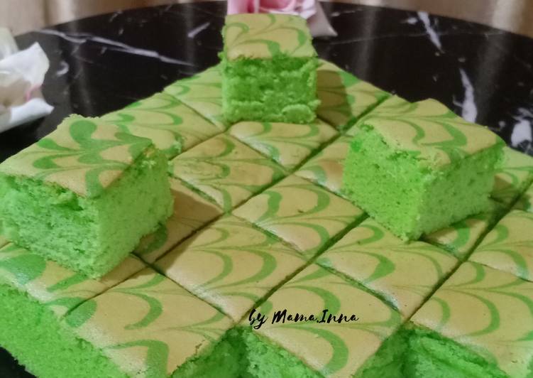 Resep Pandan Sponge Cake💚 yang Lezat Sekali