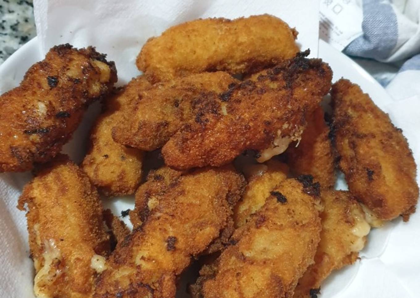 Croquetas de bacalao y cebolla