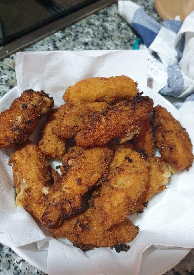 Una foto de Croquetas de bacalao y cebolla