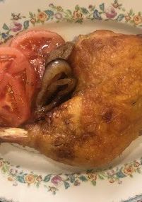 Una foto de Pollo al horno