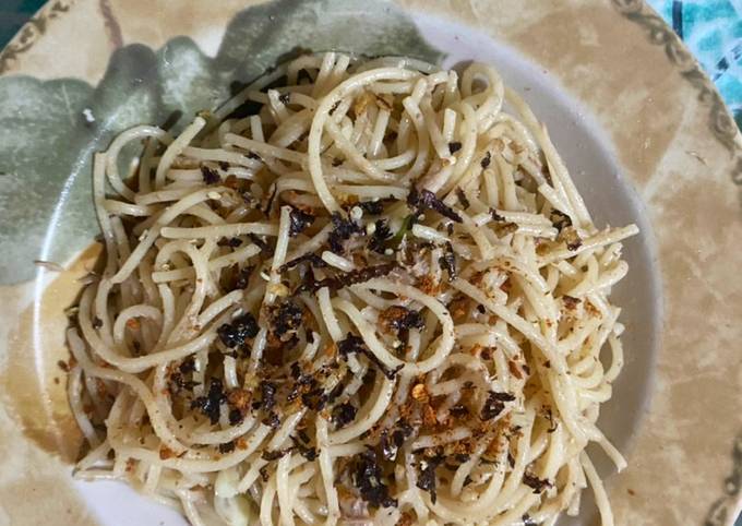 Cara bikin Sphagetti Aglio Olio Rumahan Simple