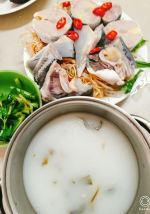 Hình của món Cá bóp nấu mẻ.
