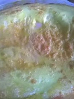 Una foto de Polenta rellana gratinada (cocción microonda)