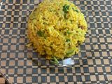 Cinnamon Gram flour Rice (daalacheenee Besan Bhat)