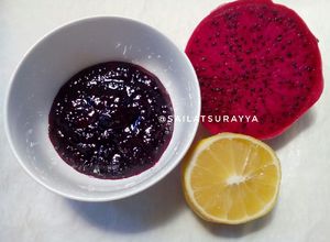 Foto resep Selai Buah Naga Homemade (Red Dragon Fruit Jam)
