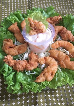 Foto resep Udang Goreng Tepung Saus Mayo