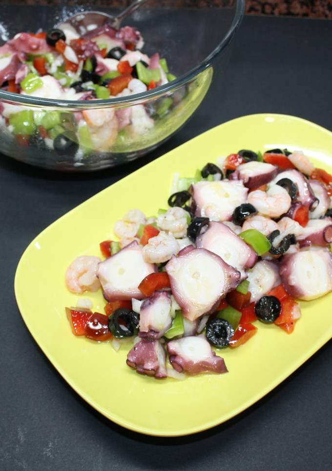 Una foto de Ensalada de pulpo en vinagreta