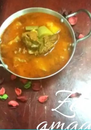 A picture of Hyderabadi Kaddu Ka Dalcha.