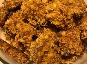 Corn flakes bundás csirkemell sütőben recept fotója