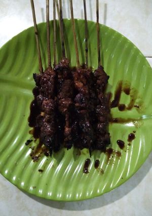 Foto resep Sate kambing empuk simple