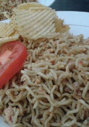 Foto resep Sarimie Goreng Rasa Ayam Kecap + Potabie Rasa Telur Asin