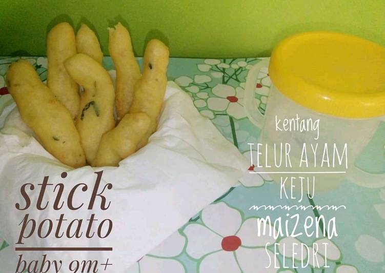 Resep MPASI bayi 9m+ Stick Potato, Bisa Manjain Lidah