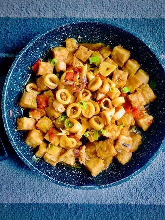 Cara Simple Membikin Resep  Tumis Tempe Cumi Asin (modal 15ribu aja) yang Bisa Manjain Lidah, Enak Banget