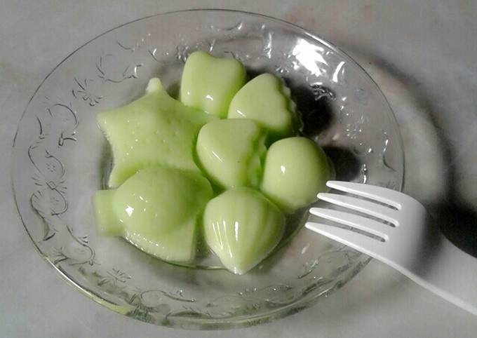Silky puding melon