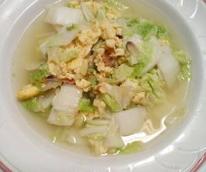 Resep Mudah Sawi putih orak arik telur Gurih Mantul