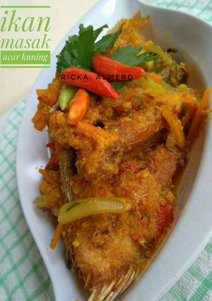 Foto resep Ikan masak acar kuning