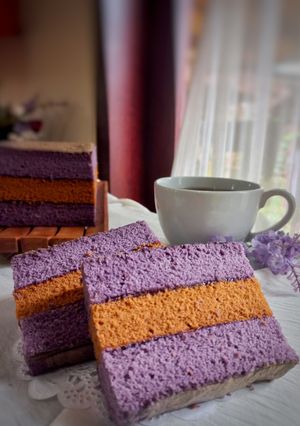 Foto resep Lapis talas coklat
