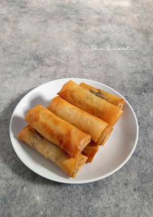 Foto resep Lumpia Pisang Coklat