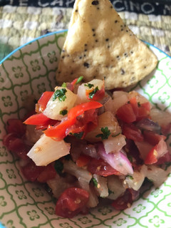 A picture of Pineapple salsa.