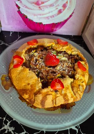 A picture of Rustic Fresh Fig Tart.