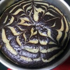 A picture of Marbel cake.