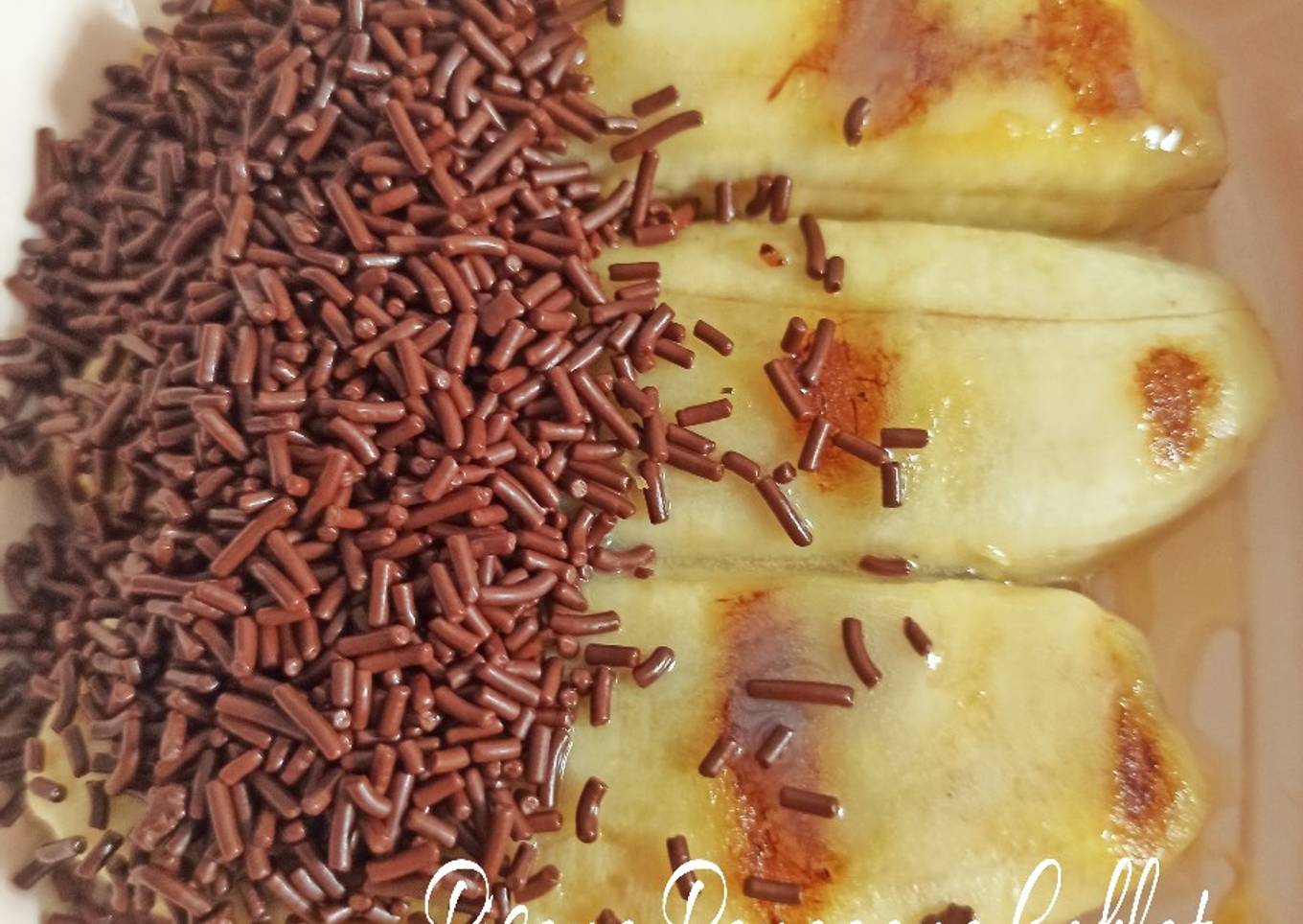 Pisang Panggang Coklat