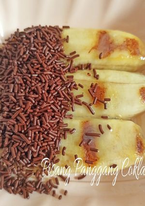 Foto resep Pisang Panggang Coklat