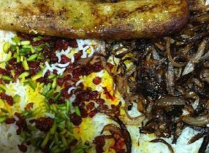 صورة لوصفة جلو كباب مع الأرز