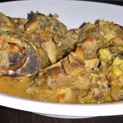 A picture of Goat Head Pepper Soup.