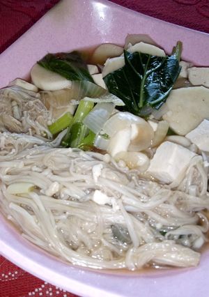Foto resep Sup Enokitake Saus Teriyaki