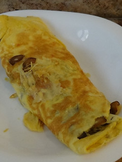 Una foto de Tortilla de shiitake