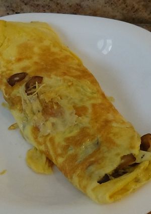 Una foto de Tortilla de shiitake