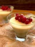 Matcha Green Tea and White Chocolate Panna Cotta