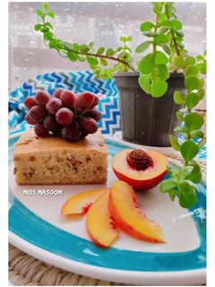 عکسی از دستور کیک نارگیل و کشمش