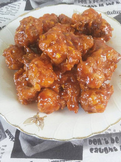 Foto resep Honey Glazed Fried Chicken aka Ayam Goreng Saus Madu