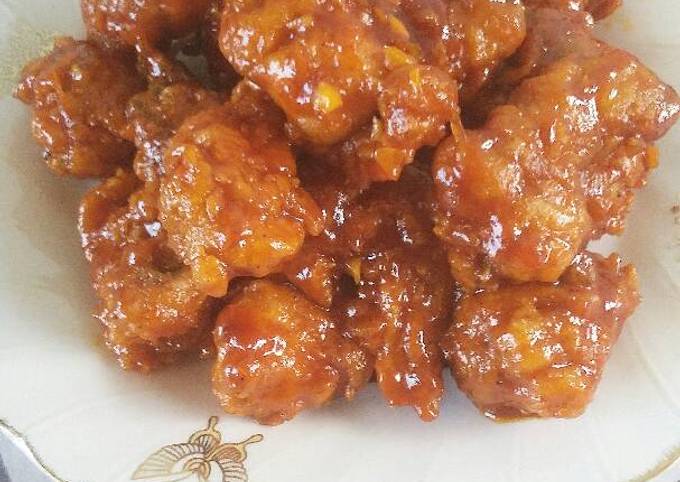 Honey Glazed Fried Chicken aka Ayam Goreng Saus Madu