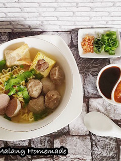 Foto resep Bakso Malang Homemade empuk, kenyal,maknyoss,dijamin antigagal