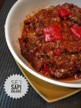 Cara Gampang Membuat Resep SE’I SAPI BALADO yang Bisa Manjain Lidah
