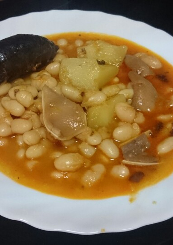 Una foto de Potaje de (alubias, porotos, judías o habichuelas) en olla express