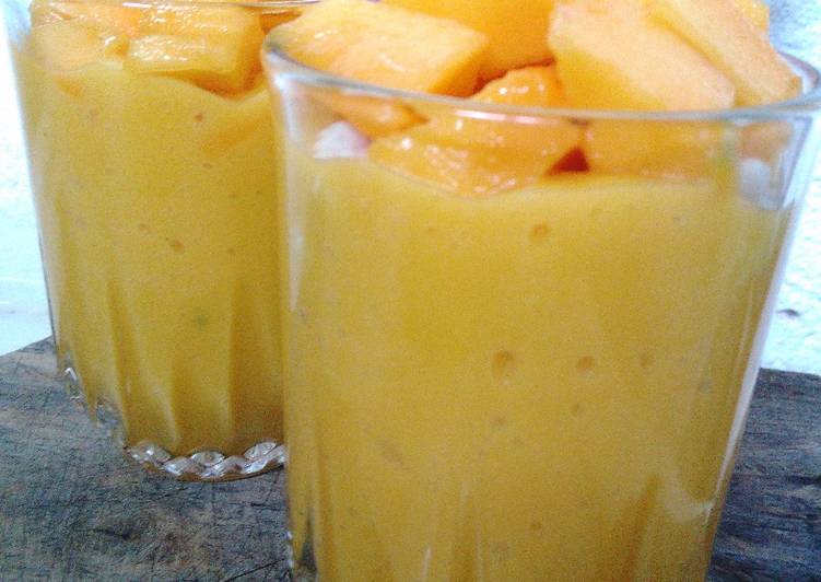 Resep Jus mangga #enakan bikin sendiri, Enak