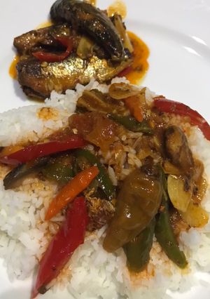 Foto resep Nasi sarden 💕