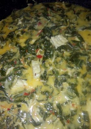 Foto resep Gulai Daun Singkong Tempe Teri