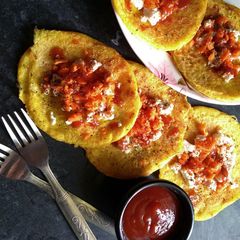 A picture of Protein packed pancakes.