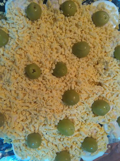 Una foto de Huevos a la mimosa