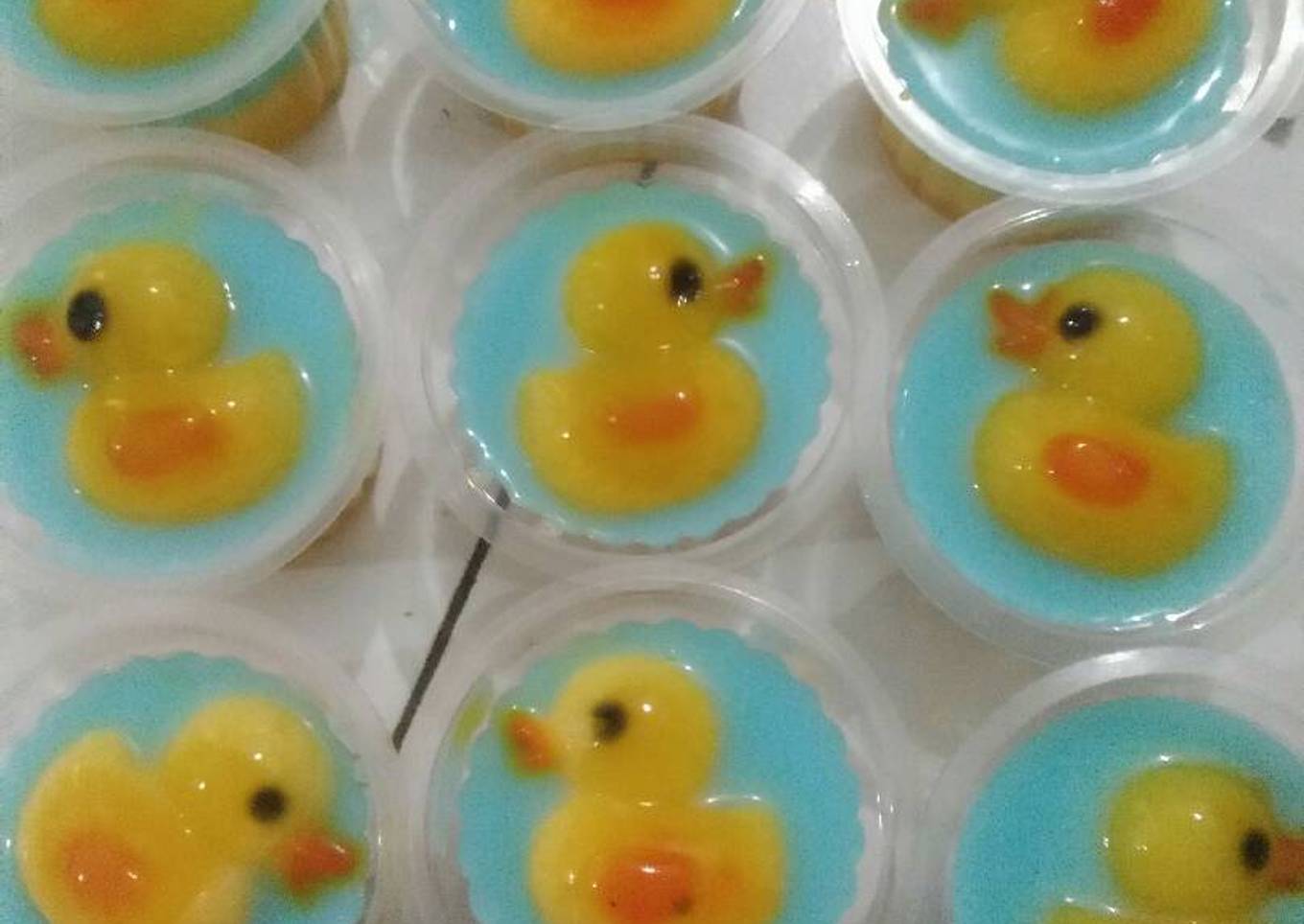 Puding bebek mangga susu